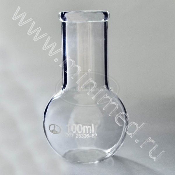 Колба П-2-100-34 ТУ 9464-019-29508133-2015,ТС, МиниМед, упаковка 12шт/кор.192шт