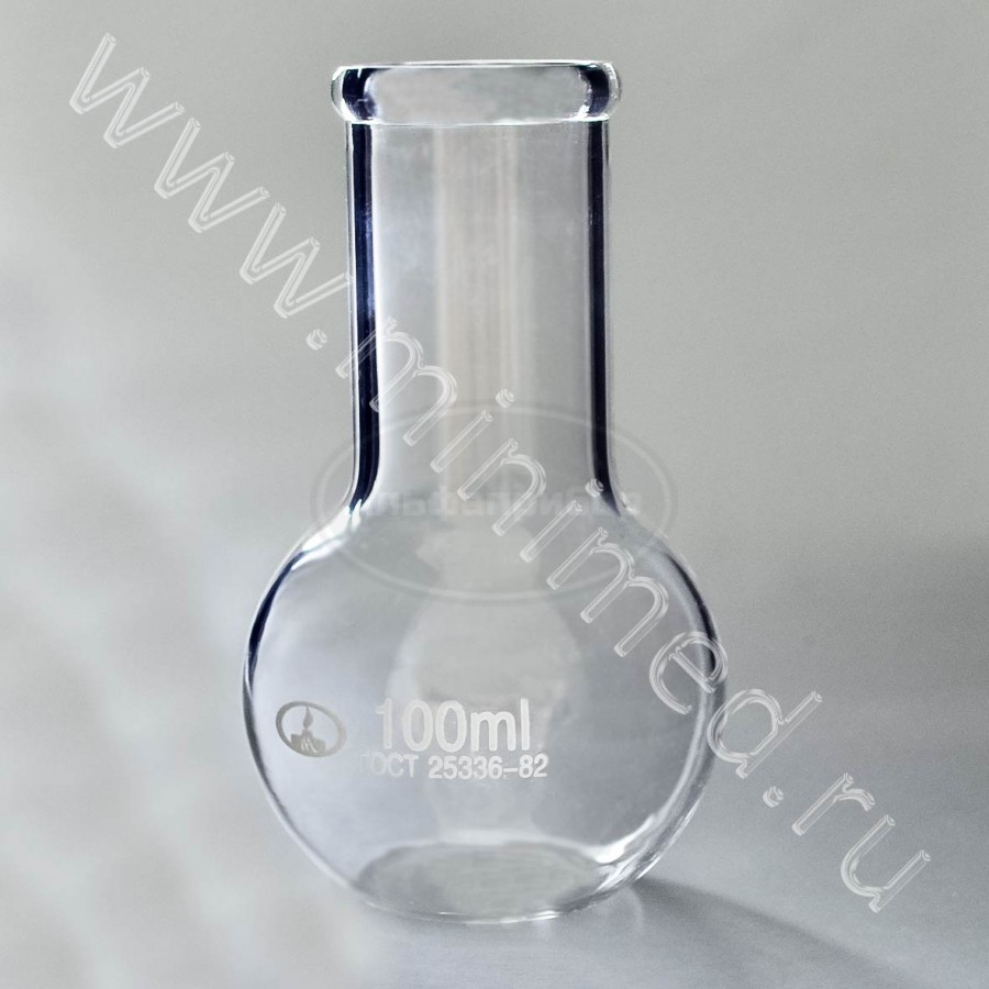 Колба П-2-100-34 ТУ 9464-019-29508133-2015,ТС, МиниМед, упаковка 12шт/кор.192шт