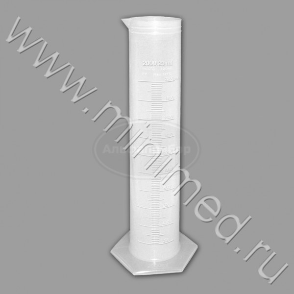 Цилиндр 2000мл п/п, упаковка 1/32шт
