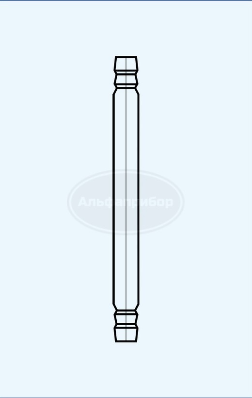 2-х сторонняя соединительная трубка с оливами 9-215мм, Technosklo