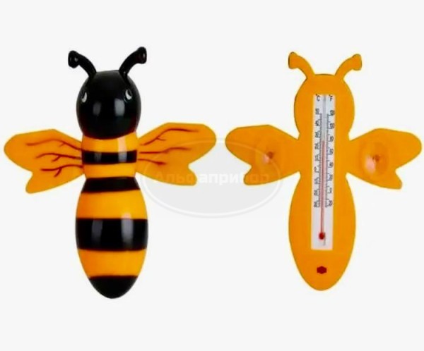 Термометр оконный уличный Пчелка ТБ-303 (на присоске)