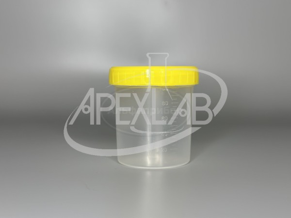 Контейнер для биоматериала 100 мл, градуированный, ПП, нестерильный (380 шт.)