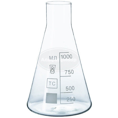 Колба КН-2-100-34 ТС со шкалой ГОСТ 25336-82