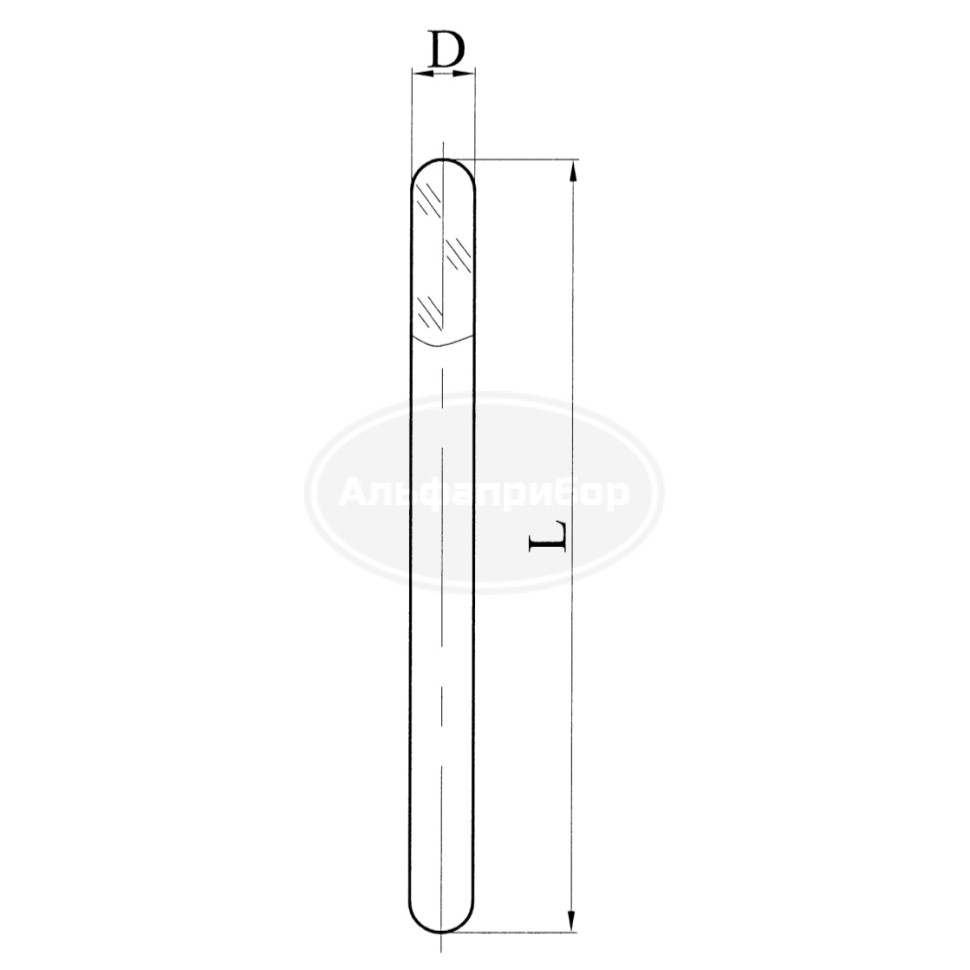 Мешалка D 4+-1 L500 (опл.) ГФ 7.352.088-02