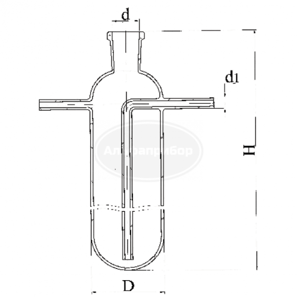 Пробоотборник жидкого кислорода ГОСТ 6331 чертеж 4.Б ГФ 5.887.386