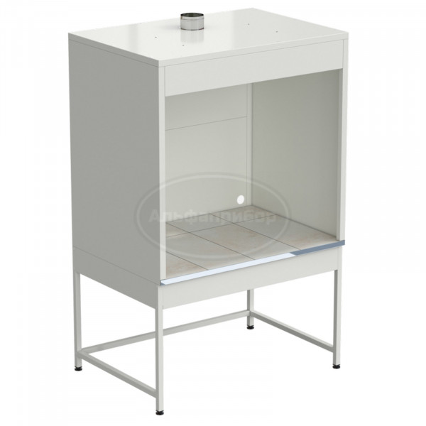 Шкаф для нагревательных печей 1210x870x1895 мм, белый металл, раб. поверхность - керамика