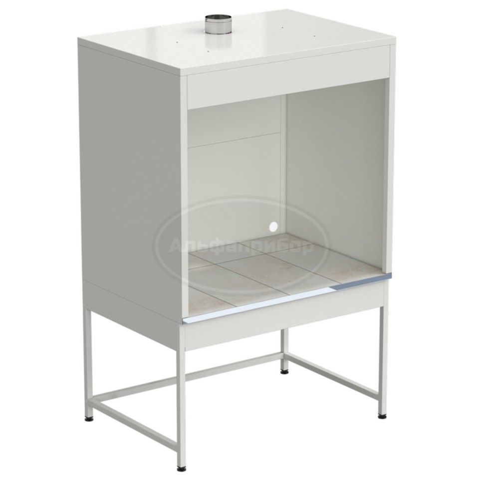 Шкаф для нагревательных печей 1210x870x1895 мм, белый металл, раб. поверхность - керамика