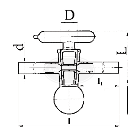 Кран вакуумный 1-ходовой Д18,8 N3