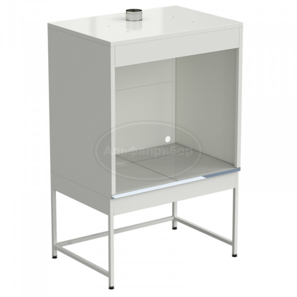 Шкаф для нагревательных печей 1210x870x1895 мм, белый металл, раб. поверхность - керамогранит