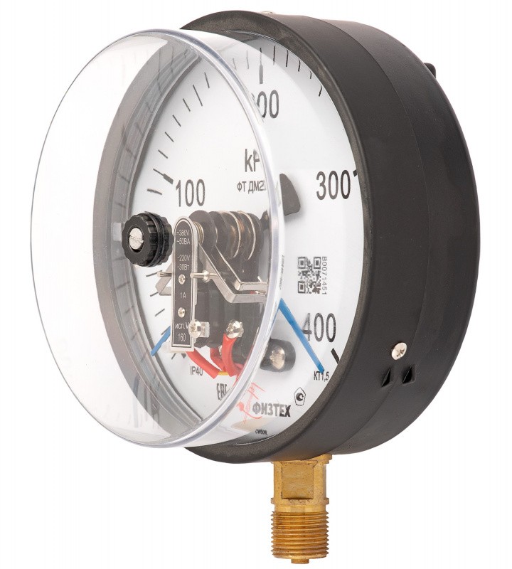 Вакуумметры, мановакуумметры, манометры электроконтактные ДВ2005ф, ДА2005ф, ДМ2005ф