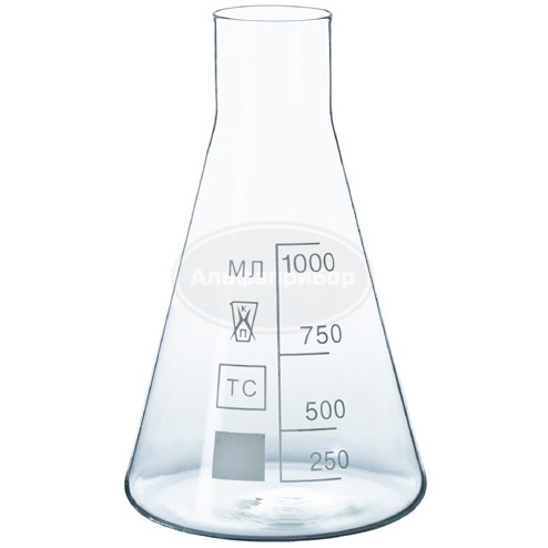 Колба КН-2-1000-50 ТС со шкалой ГОСТ 25336-82