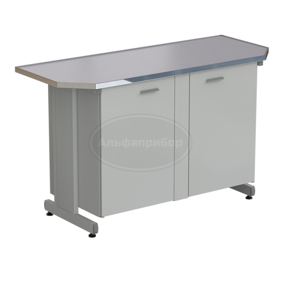 Тумба торцевая 1500х600х900 мм, монолитный керамогранит