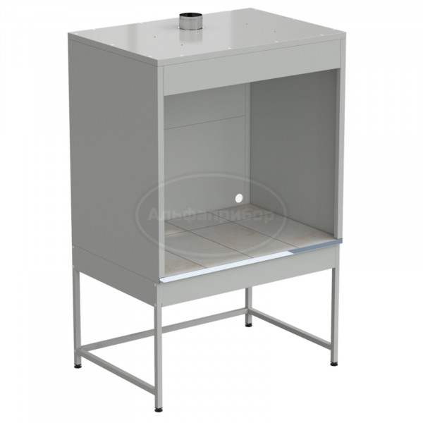 Шкаф для нагревательных печей 1210x870x1895 мм, серый металл, раб. поверхность - керамика