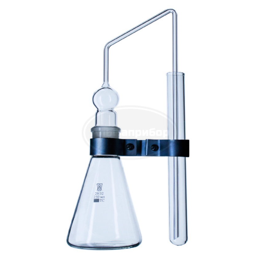 Прибор для отгонки и поглощения мышьяка на 250 мл в пищевых продуктах