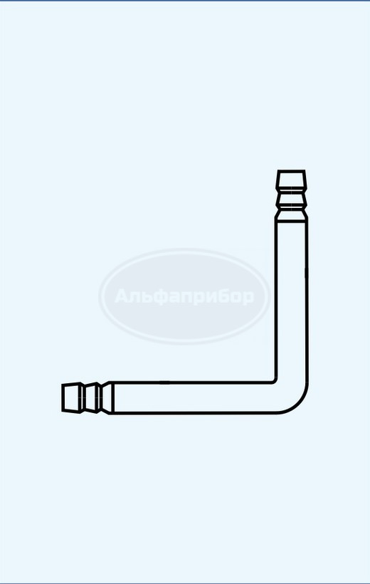 L-образная соединительная трубка с оливами 8-60мм, Technosklo