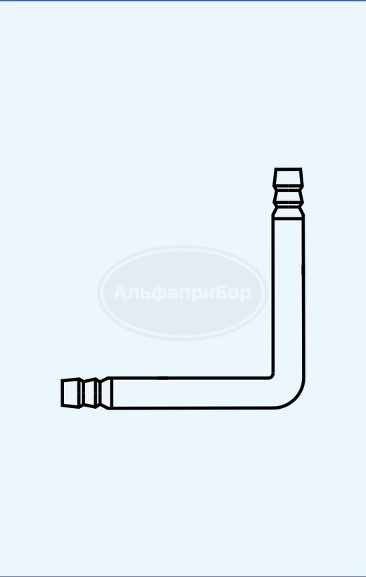 L-образная соединительная трубка с оливами 8-60мм, Technosklo