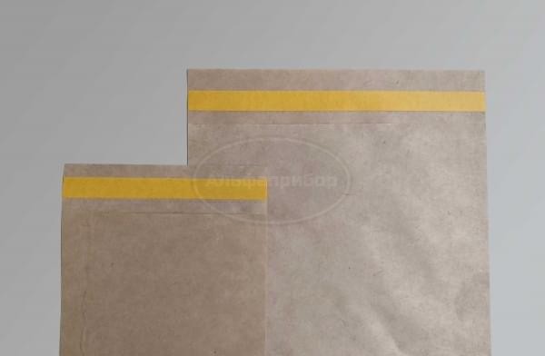 Крафт-пакет 115х245 мм самоклеющийся (100 шт.)
