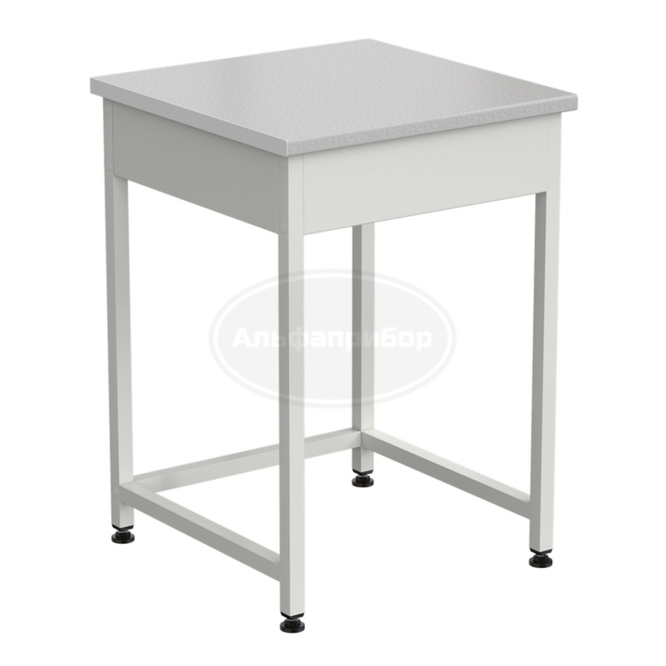 Стол-приставка 600х600х850 мм, раб. поверхность - белый ламинат