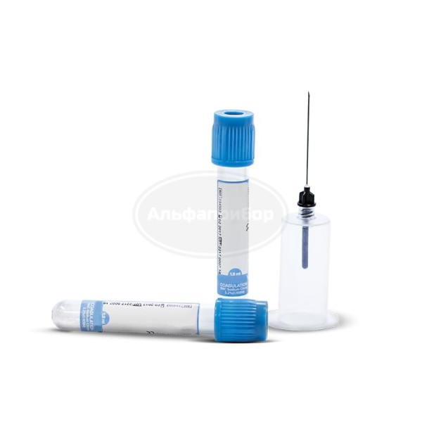 Пробирка вакуумная с антикоагулянтом цитрат натрия 3,8% 4,5 мл