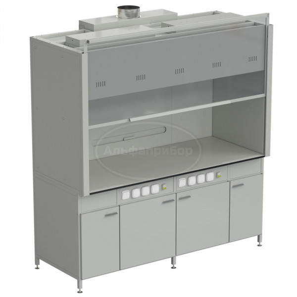 Шкаф вытяжной 2 светильника 2000х900х2145 мм, раб. поверхность - Labgrade