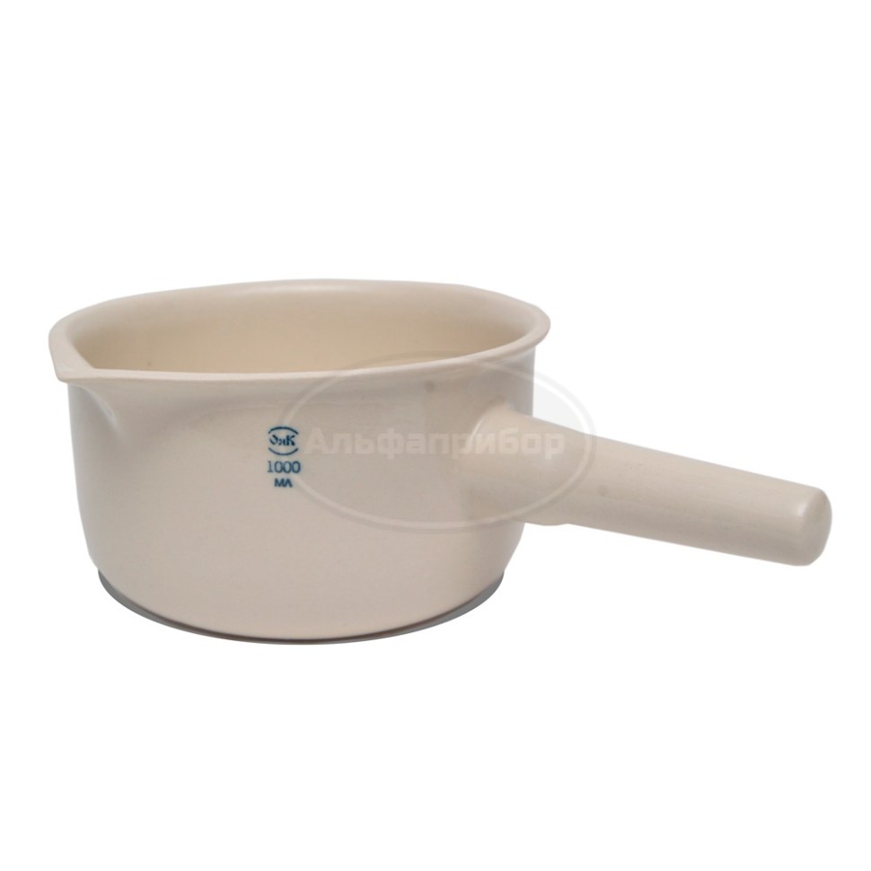 Кастрюля с ручкой фарфоровая №4 1000 150х85х85 мм