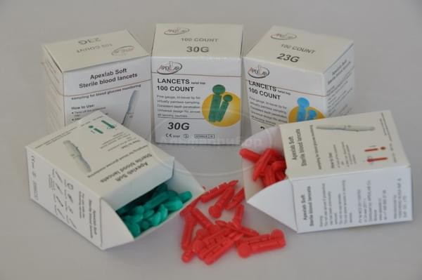 Скарификатор Soft 30G зеленый для ручки-держателя (100 шт.)