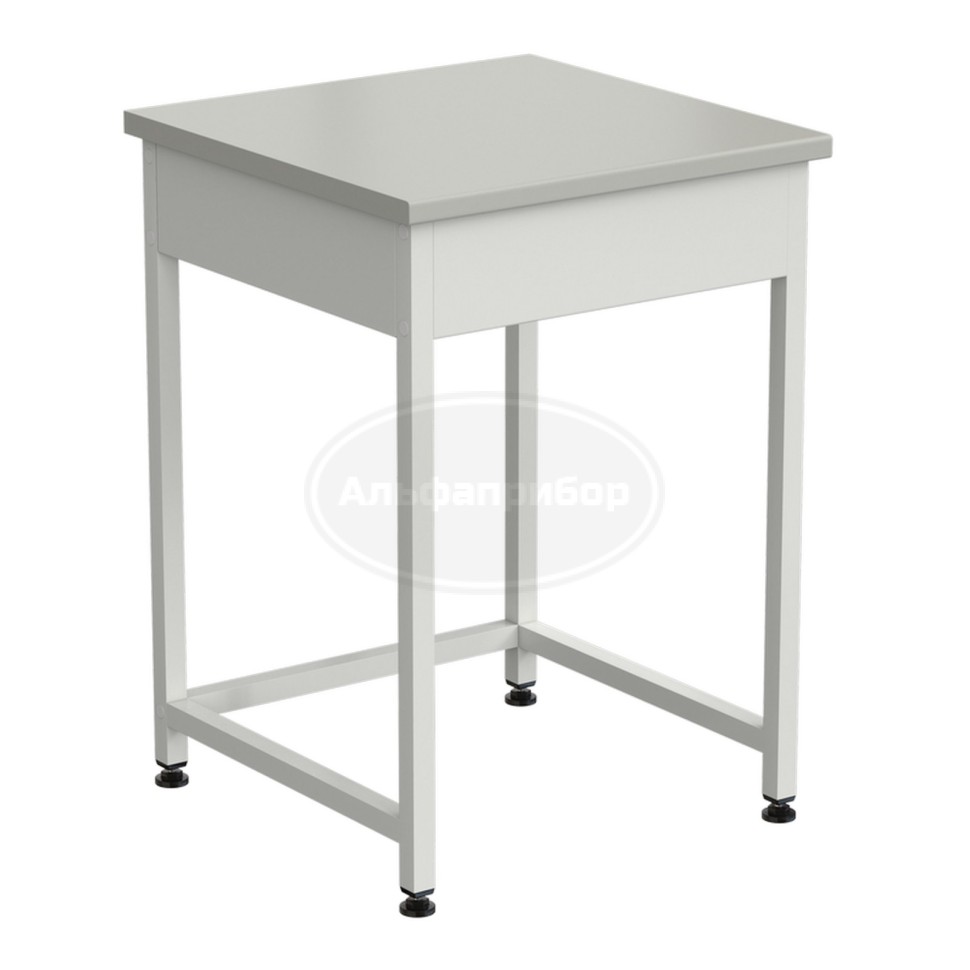Стол-приставка 600х600х850 мм, раб. поверхность - серый ламинат