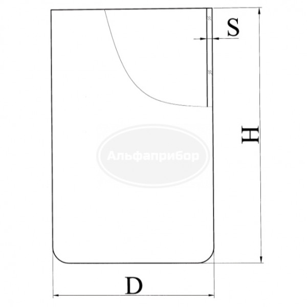 Стакан, эскиз 2-890