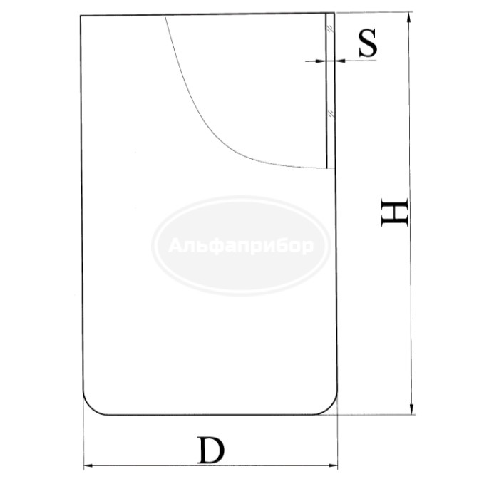 Стакан, эскиз 2-890