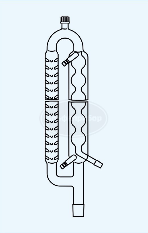 Дистиллятор сопряженный L=400мм SJ 29/32, Technosklo