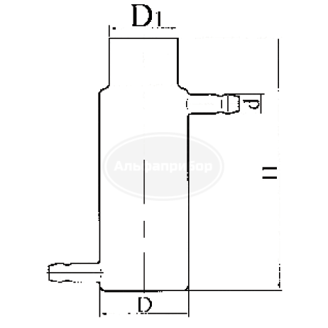 Сосуд для конденсации влагомера, эскиз 2-105
