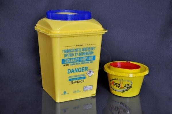 Емкость-контейнер для сбора острого инструментария 10 л