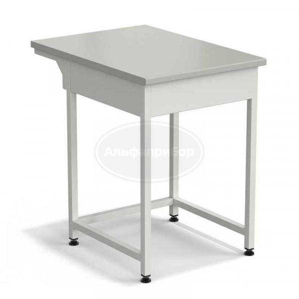 Стол-приставка 600х850х850 мм, раб. поверхность - серый ламинат