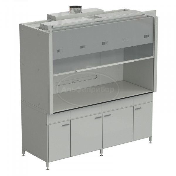 Шкаф вытяжной 2 светильника ВЗБ 2000х900х2145 мм, раб. поверхность - Labgrade