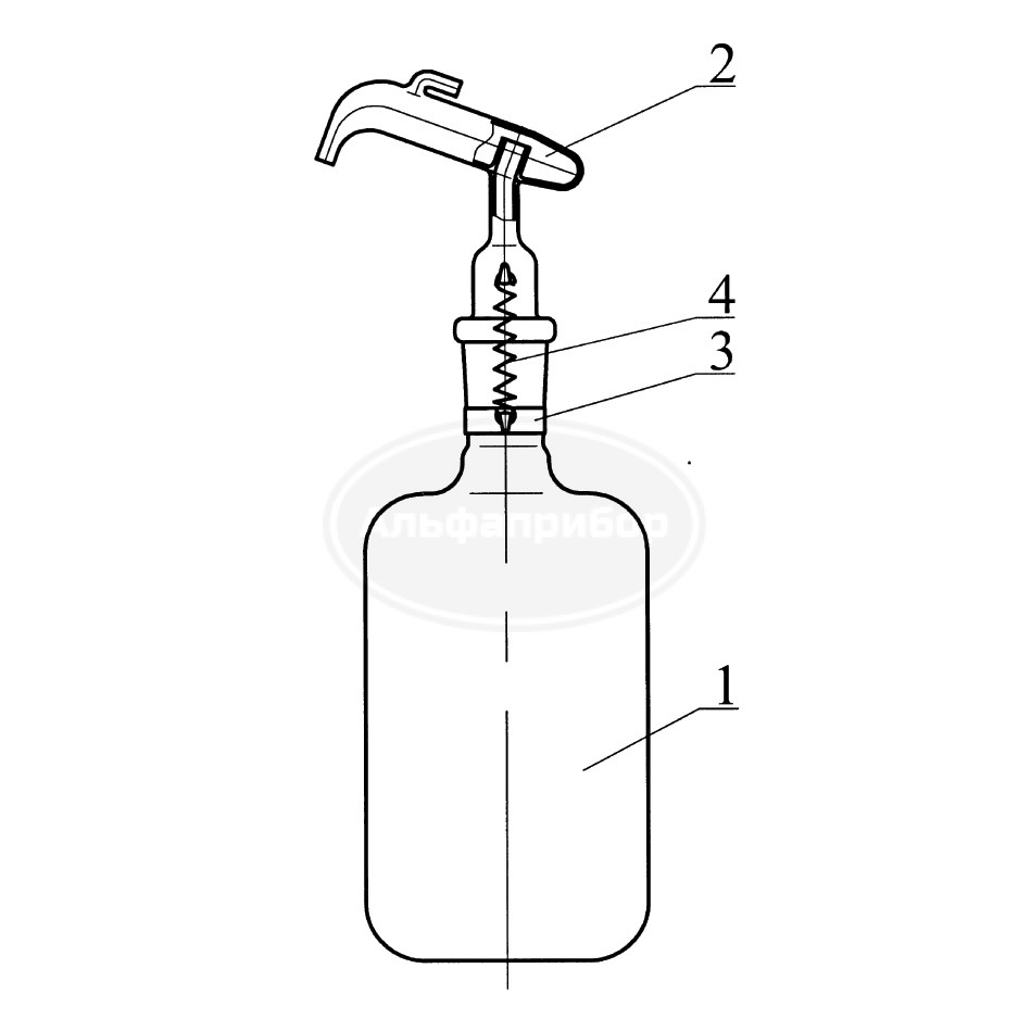 Прибор для отмеривания изоамилового спирта