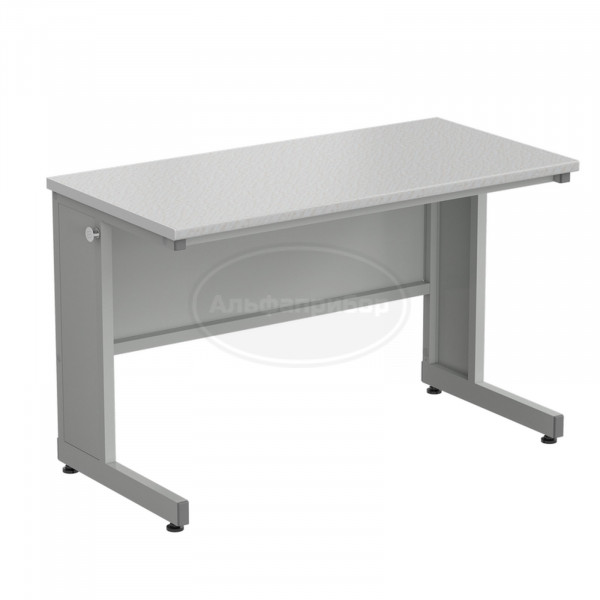 Стол ученический 1200х600х760 мм, раб. поверхность - белый ламинат