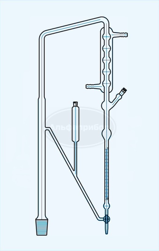 Аппарат для определения эфирных масел 1мл (0,05) (без аксессуаров), Technosklo