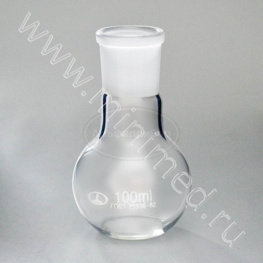 Колба П-1-100-29/32 ТУ 9464-019-29508133-2015, ТС, МиниМед, упаковка 12 / кор.192шт
