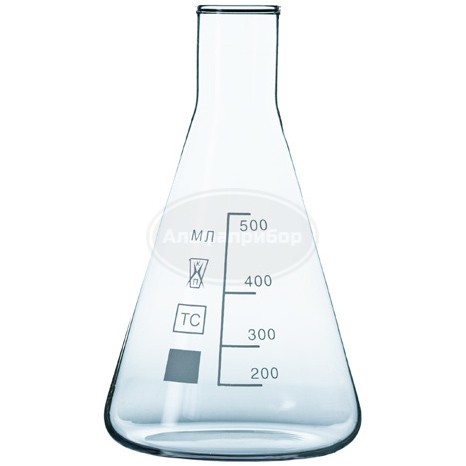 Колба КН-2-500-50 ТС со шкалой ГОСТ 25336-82