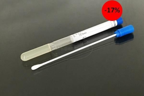 Тампон (сваб) с транспортной средой Amies стерильный (100 шт.)