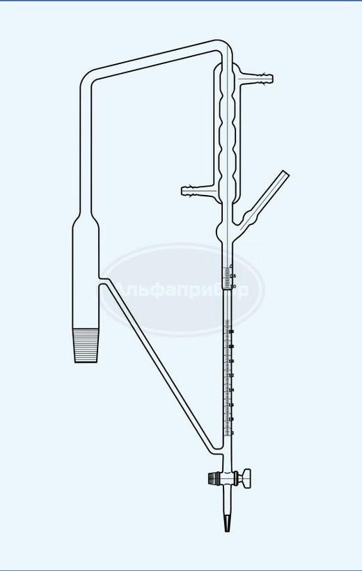 Аппарат для определения эфирных масел 1мл (0,05) + 2мл (0,02) (без аксессуаров), Technosklo