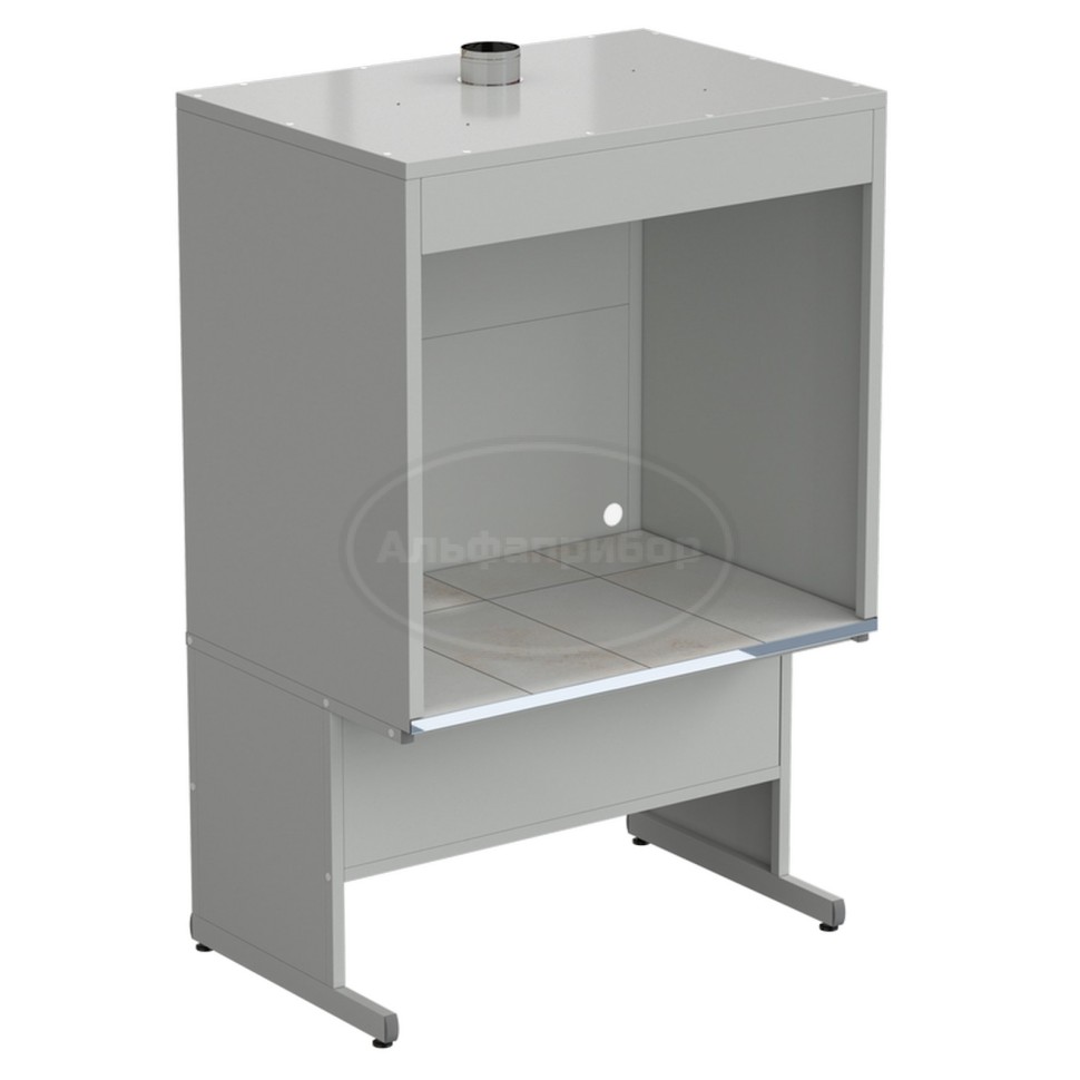 Шкаф для нагревательных печей 1210x870x1895 мм, цвет изделия - серый, раб. поверхность - керамика