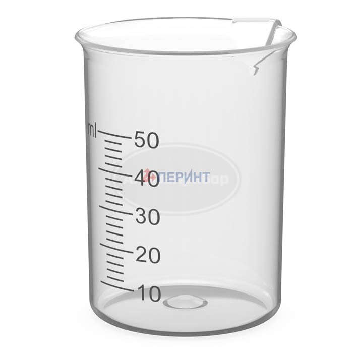 Стакан мерный с носиком 50 мл