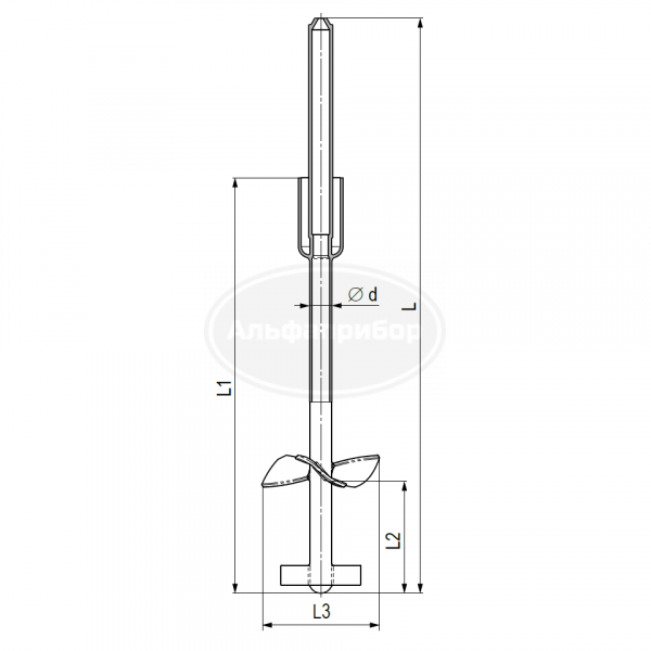 Мешалка для дубликаторного сосуда 100 л