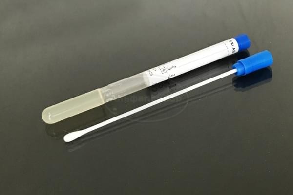 Тампон (сваб) с транспортной средой Stuart стерильный (100 шт.)