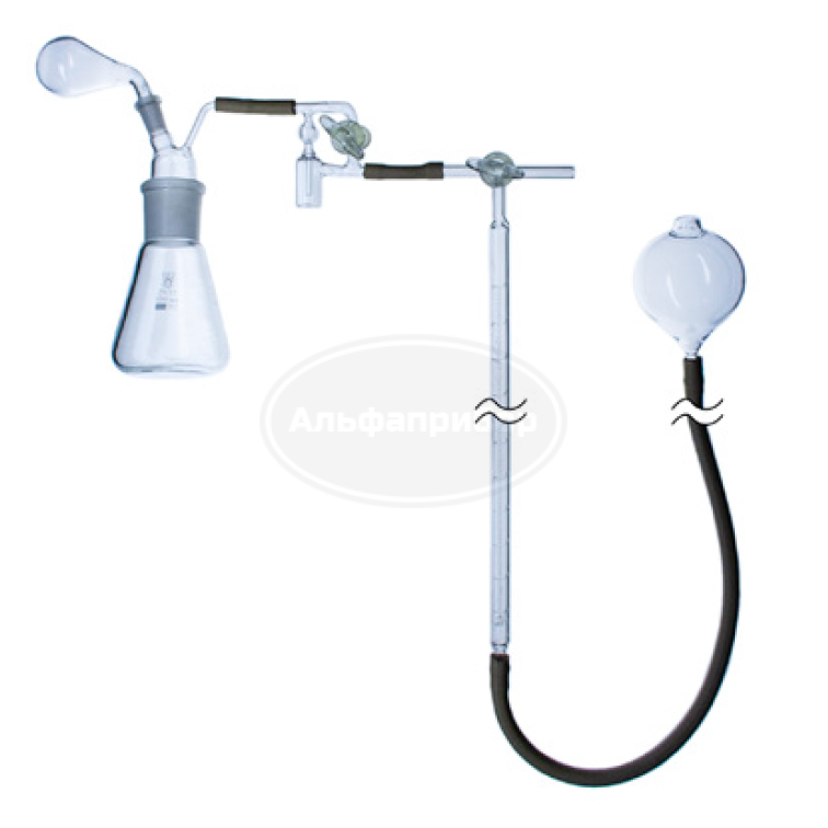 Бюретка 20мл с краном ГФ 6.451.384