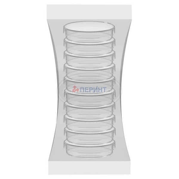 Чашки Петри 60 мм, 1 секция, групповая упаковка