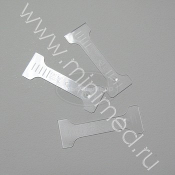 Шпатель для растяжки мазков пластиковый уп 50шт №511001