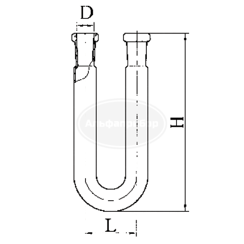 Трубка ТХ-U-1-150 ГОСТ 25336-82