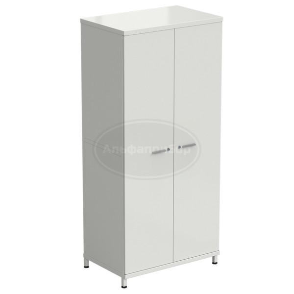 Шкаф для одежды двухстворчатый 905х575х1970 мм, белый